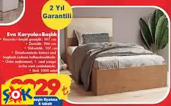 MODALİFE EVA KARYOLA+BAŞLIK